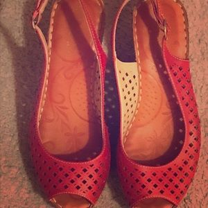 Red Sandals